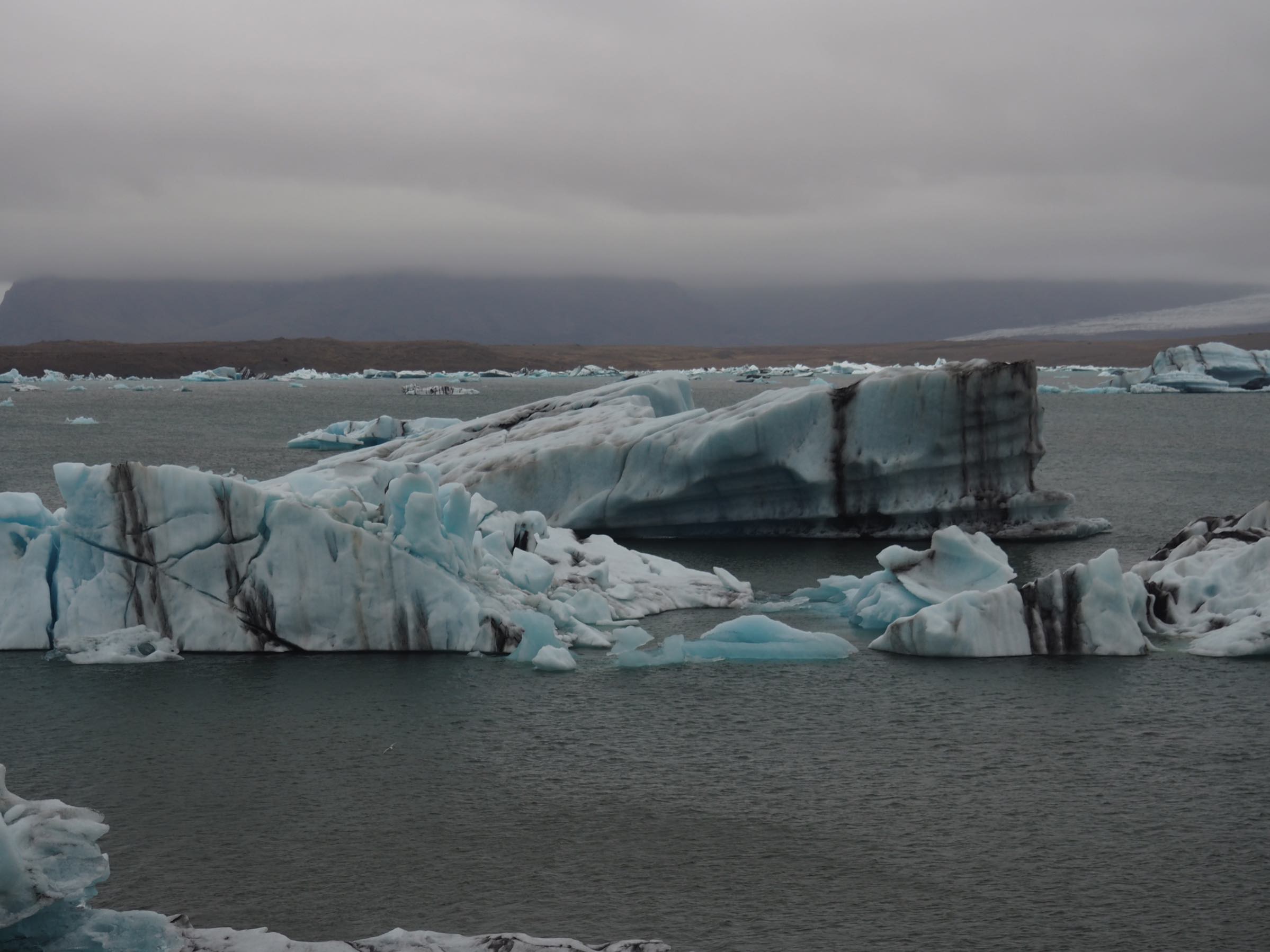 Islands Lagune aus schmelzendem Gletschereis als Symbol für den Klimawandel